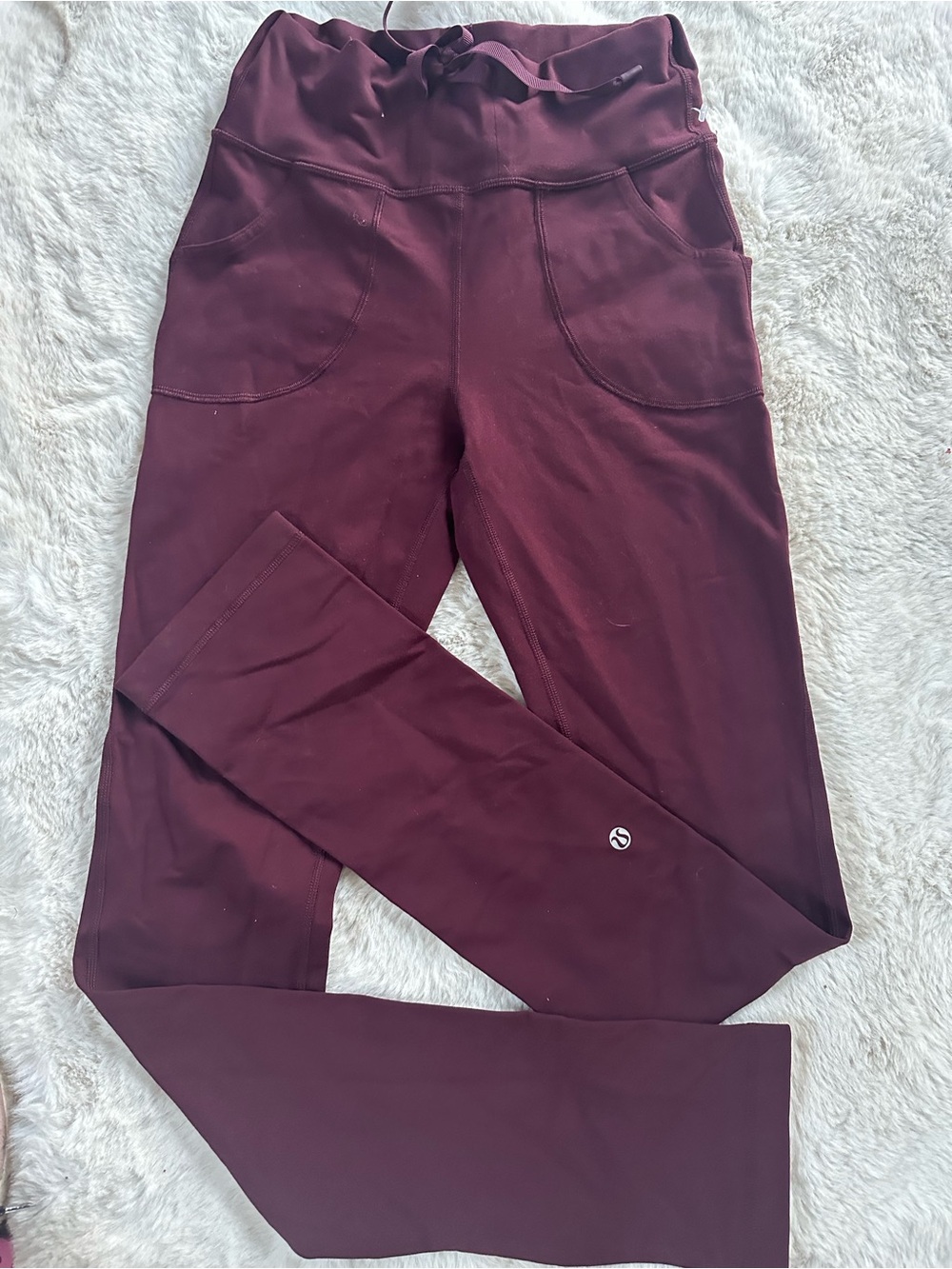 lululemon athletica High-Rise Pocket Leggings in Burgundy